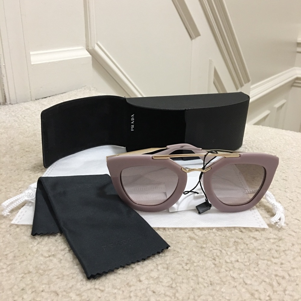 Authentic Prada Resin Gradient Lens Sunglasses